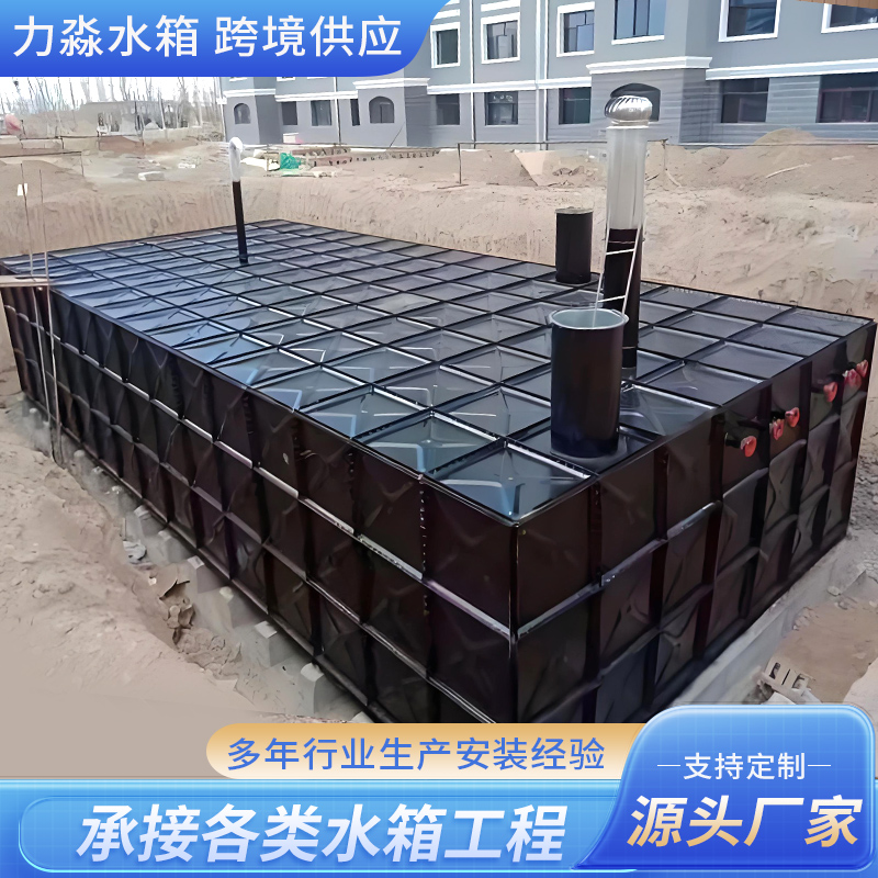 三亚市消防水箱地埋箱泵一体消防水箱 - 方案
